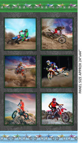 Motocross Maniacs Dirt Bike Panel
